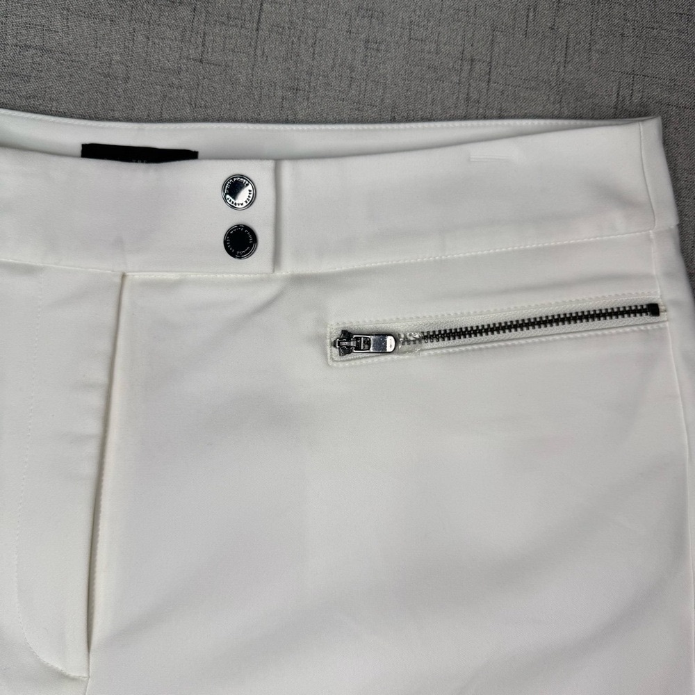 White House Black Market 12” Bermuda Short White Knee Length Stretch Short 10 - Picture 5 of 10
